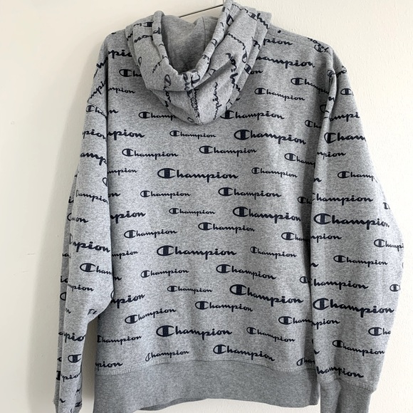 EUC Worn Once Unisex Champion Powerblend AOP Hoodie - Picture 7 of 7